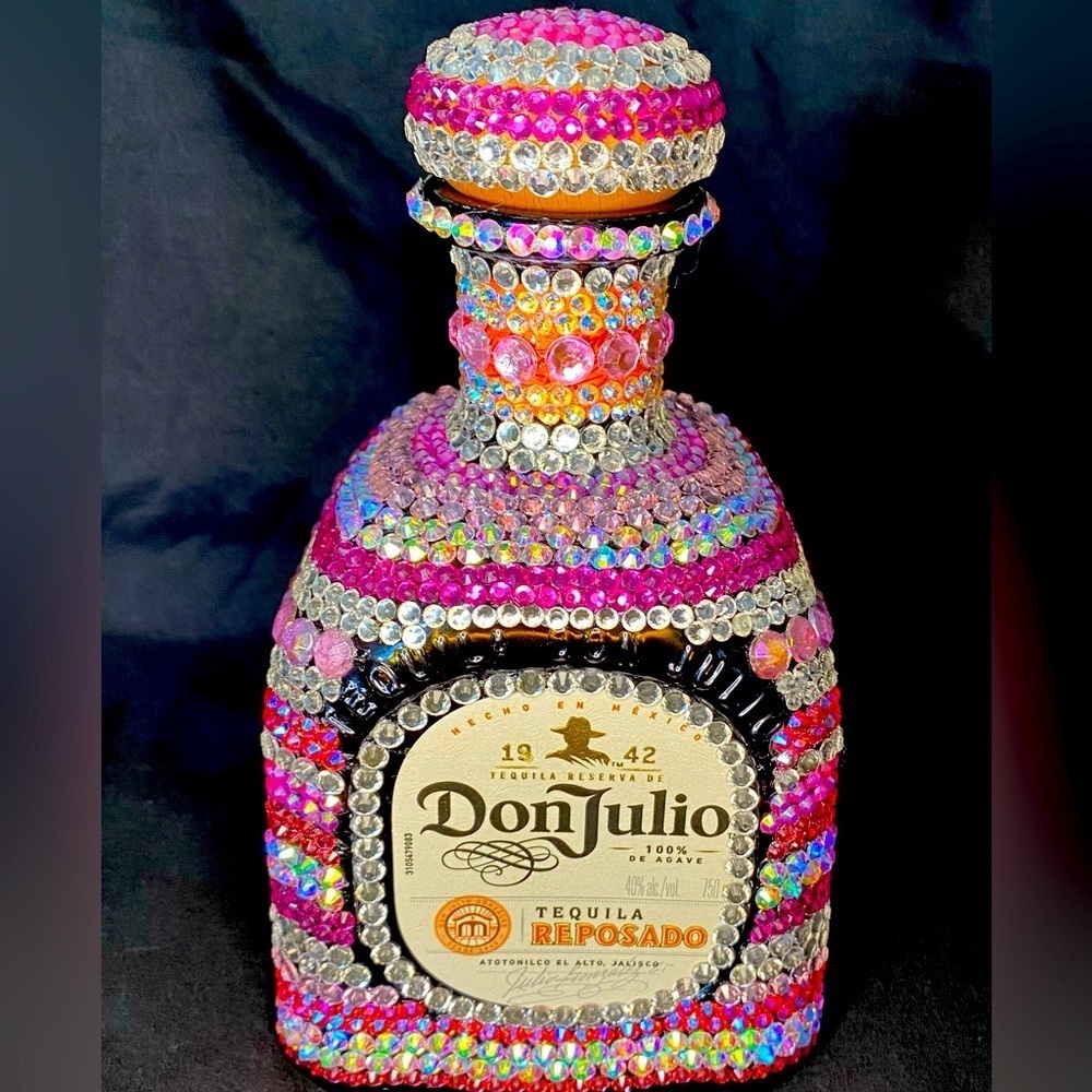 Bedazzled Don Julio Repo Bottle
Handmade